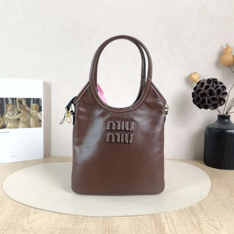 Miumiu Shoulder Bag IVY Tote Shopping Tote Calfskin Mini 20*24