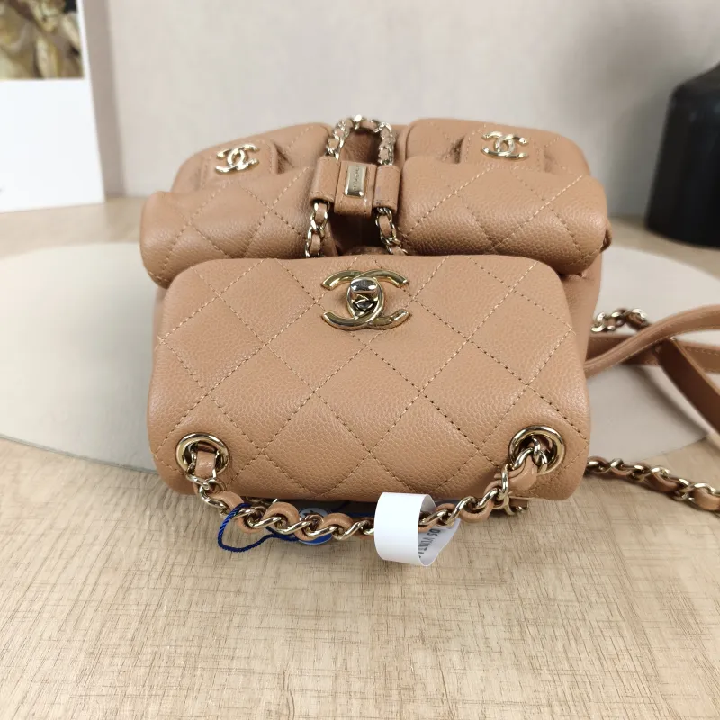 Chanel Backpack Duma Grained Calfskin Small16.5 × 10 × 17.5 cm — detail view 4 of 14