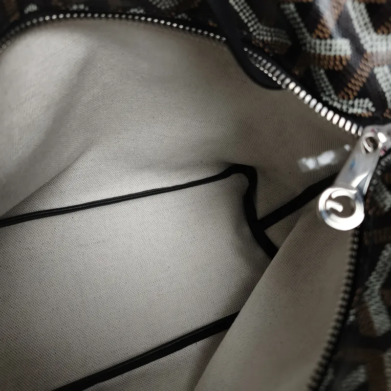 GOYARD Shoulder Bag Boheme Hobo​ Black PVC Mini 29 × 11 × 18.5 cm — detail view 5 of 9