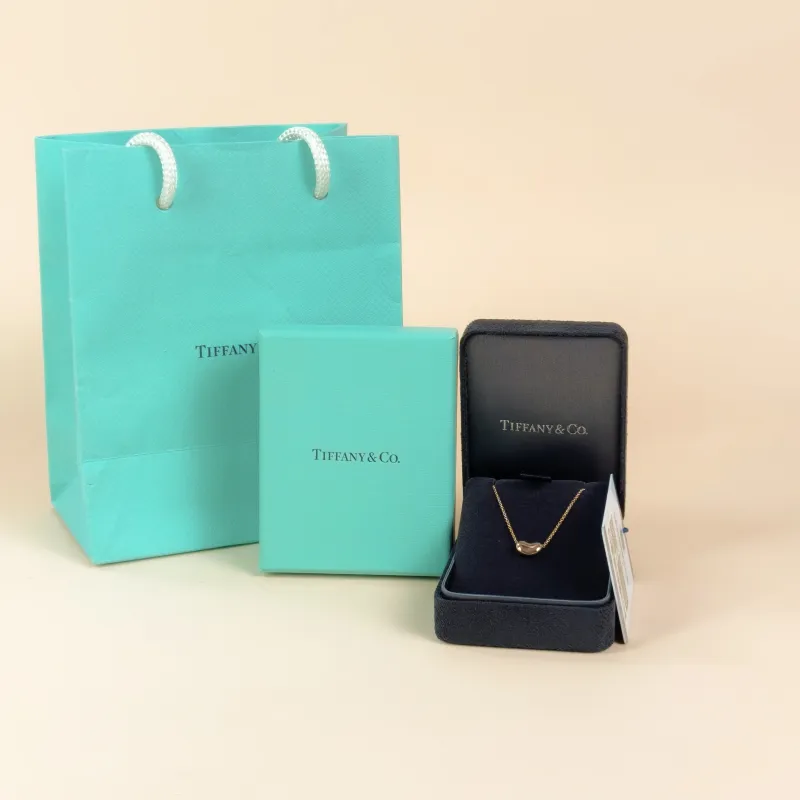 Tiffany&Co. Necklace Elsa Peretti Bean design Collection Necklace Yellow Gold Yellow Gold 18KY ellow Gold 9 40.6 — cover view 4 of 9