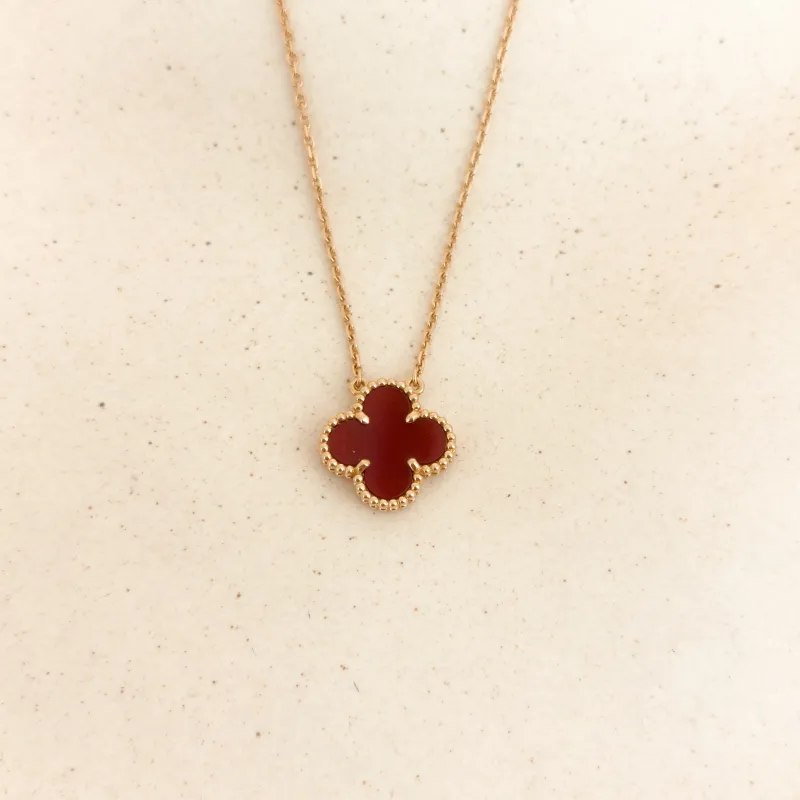 Van Cleef & Arpels Necklace Alhambra Alhambra Collection Necklace 18KY ellow Gold Vintage Small 41cm — cover view 2 of 8