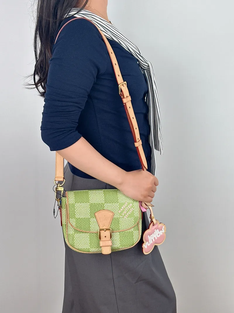 Louis Vuitton Crossbody Bag MONTSOURIS Messenger Bag Tyler PVC Small 20 × 7 × 17 cm — on-model view 2 of 2