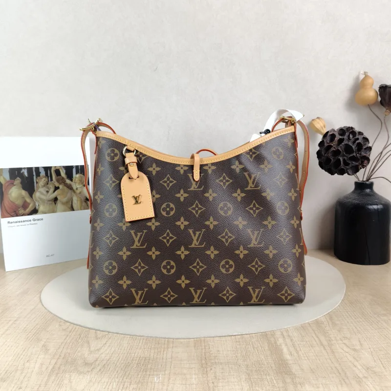 Louis Vuitton Crossbody Bag Carryall Monogram PVC Small 29 × 12 × 24 cm