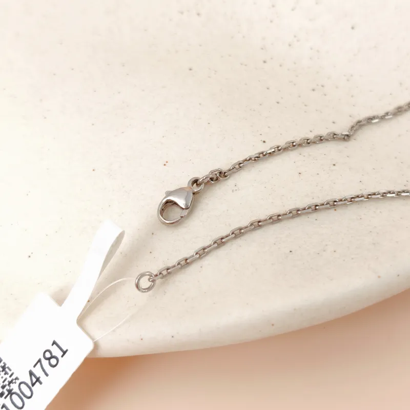 Hermès Necklace Pop HN ecklace Silver Black Mini 40cm — cover view 3 of 8