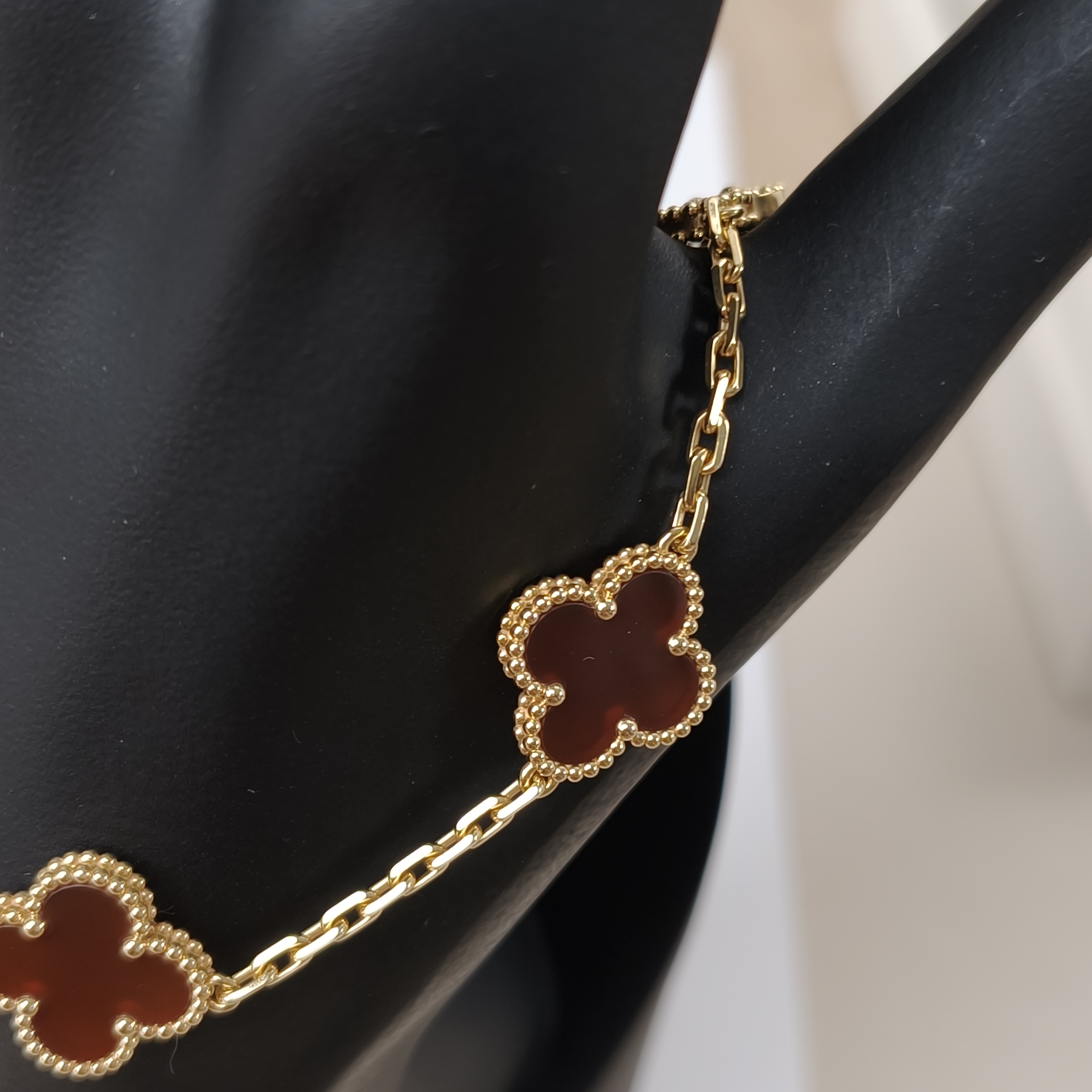 Van Cleef & Arpels Bracelet Alhambra Alhambra Collection Five-Motif Bracelet 18KY ellow Gold Vintage Small19cm Vintage Small — cover view 9 of 12
