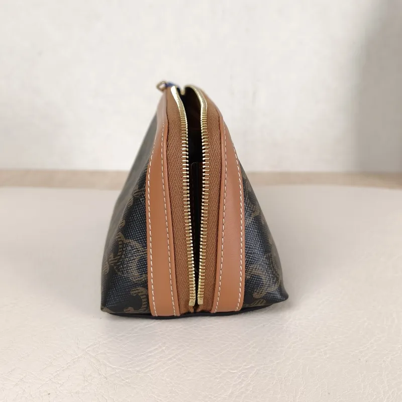 CELINE Cosmetic Bag Triomphe Cosmetic Bag Monogram PVC Small 14 × 8 × 9.5 cm — detail view 8 of 9