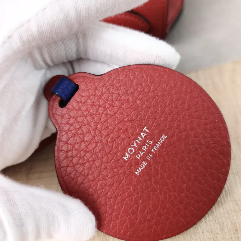 Moynat Crossbody Bag rejane Top Handle Crossbody Bag Red Calfskin Small 26 × 11 × 18 cm — detail view 14 of 16