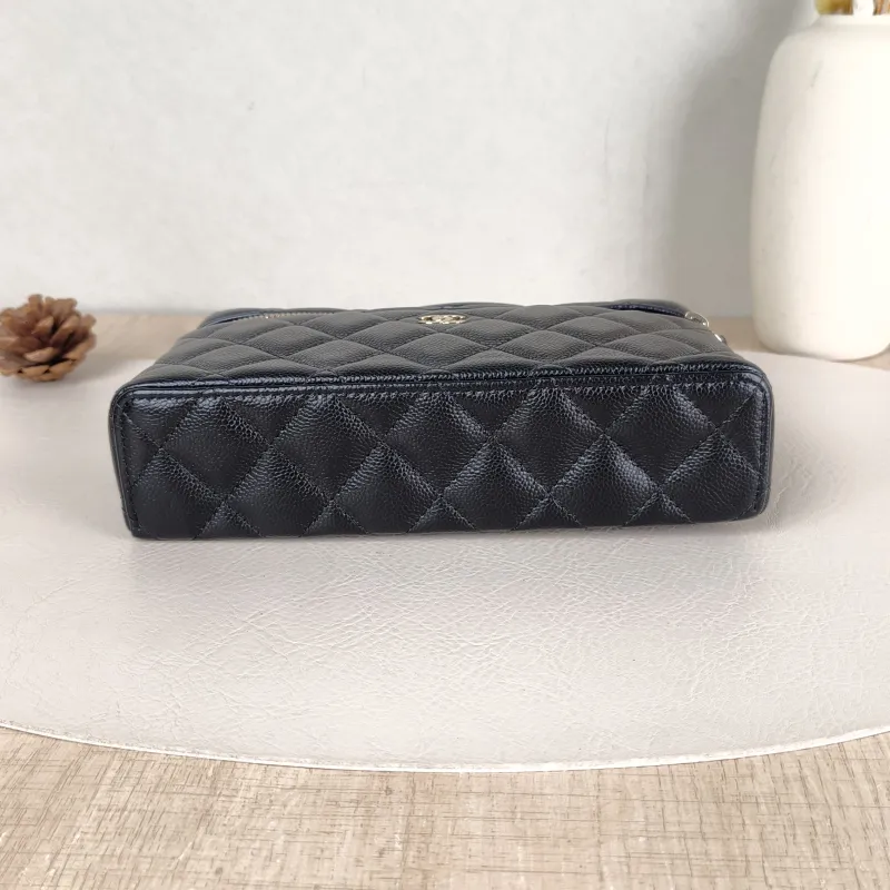 Chanel Crossbody Baglp Box Bag Top Handle Crossbody Bag Black Calfskin One Size19.5 × 5 × 17 cm — cover view 3 of 5