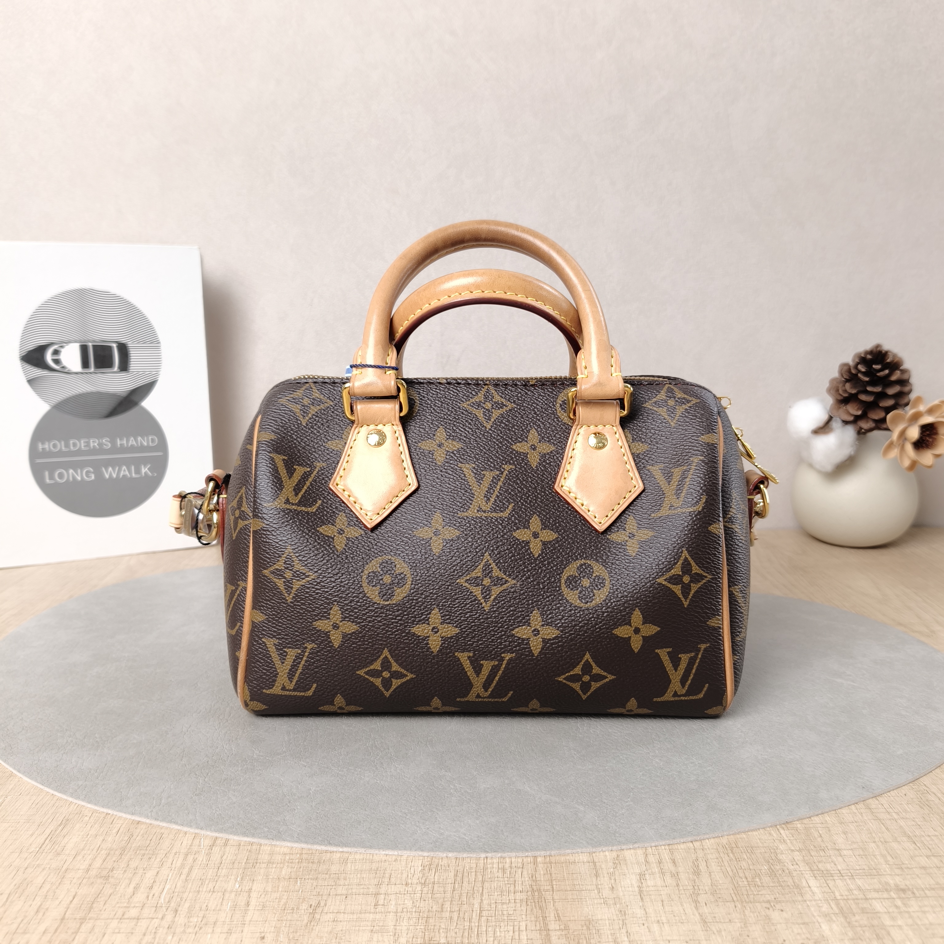 Louis Vuitton Crossbody Bag Speedy20 Shoulder Strap PVC Small20.5 × 12 × 13.5 cm
