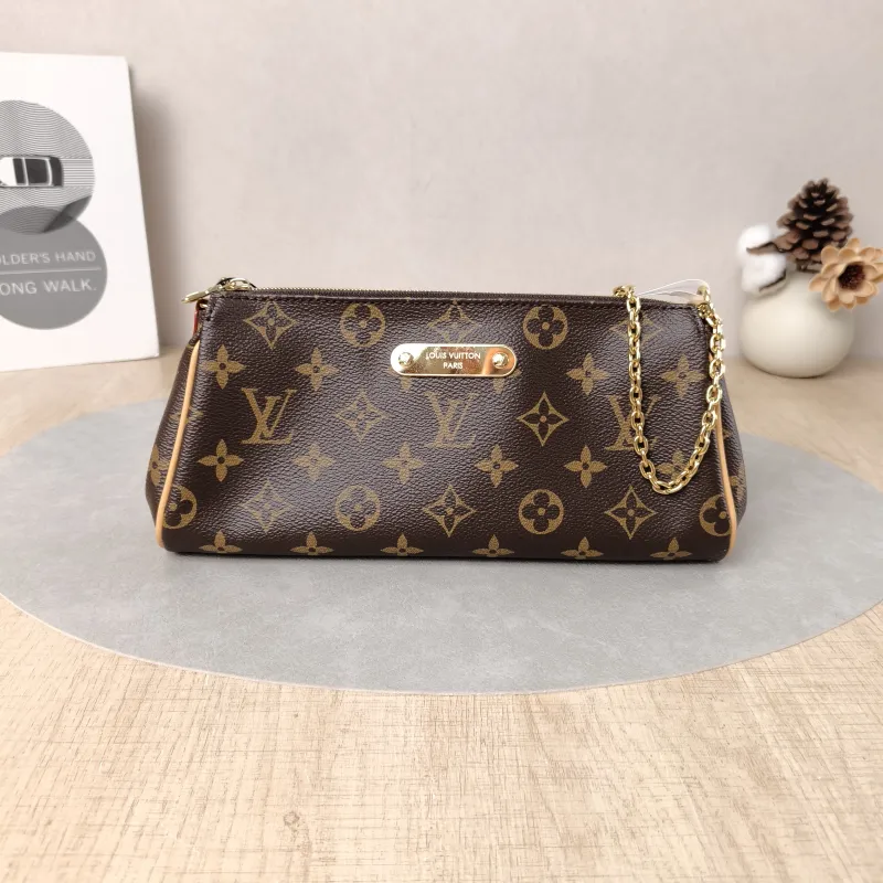 Louis Vuitton Shoulder Bag Pochette Eva Monogram PVC One Size27 × 5 × 11 cm