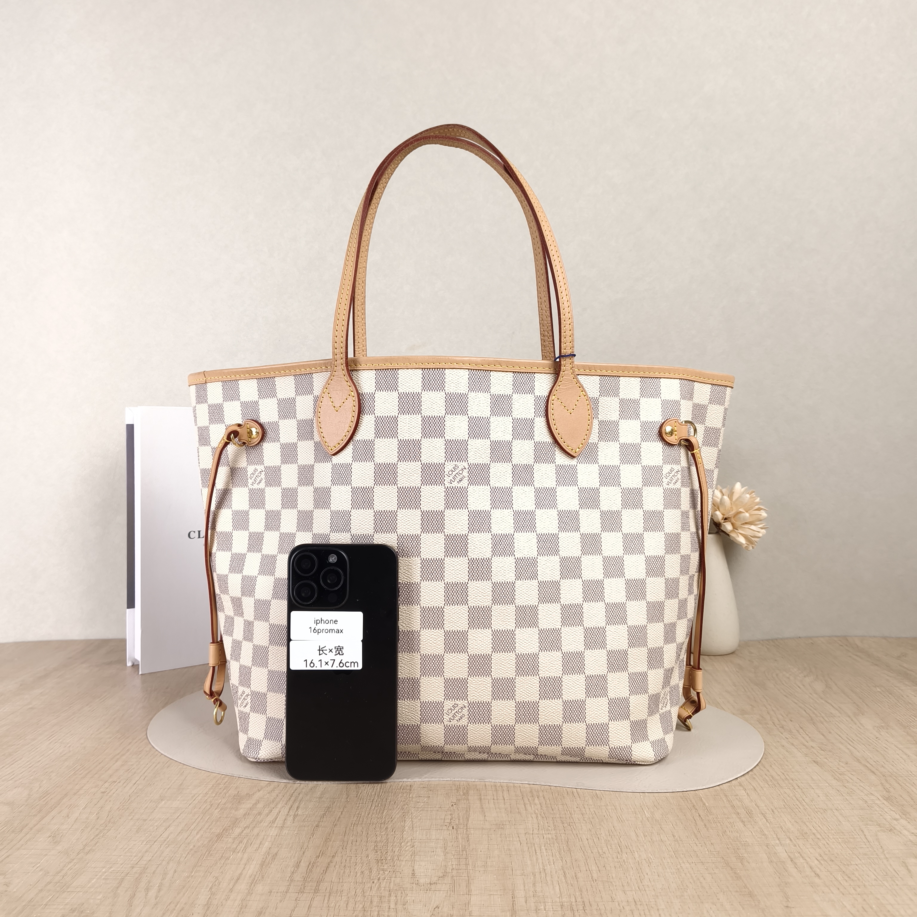 Louis Vuitton Shoulder Bag Neverfull PVC Medium31 × 14 × 28 cm — cover view 3 of 5