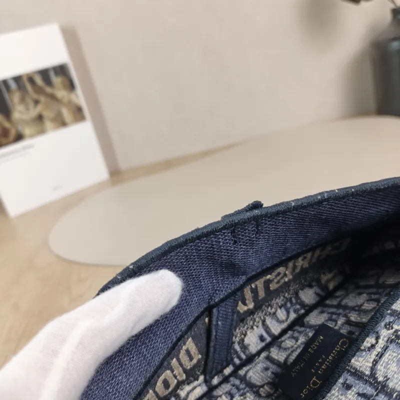 DIOR Belt Bag Saddle Belt Bag Blue Canvas One Size 21 × 3 × 13 cm — detail view 3 of 13
