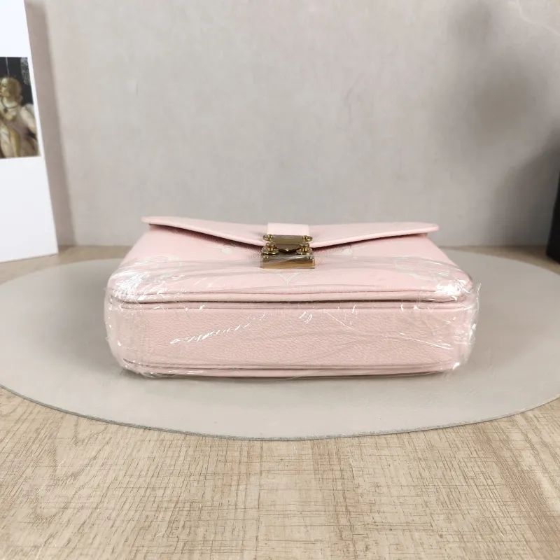 Louis Vuitton Crossbody Bag Pochette Métis East West Monogram Empreinte Embossed Calfskin Small 21.5 × 6 × 13.5 cm — cover view 4 of 5
