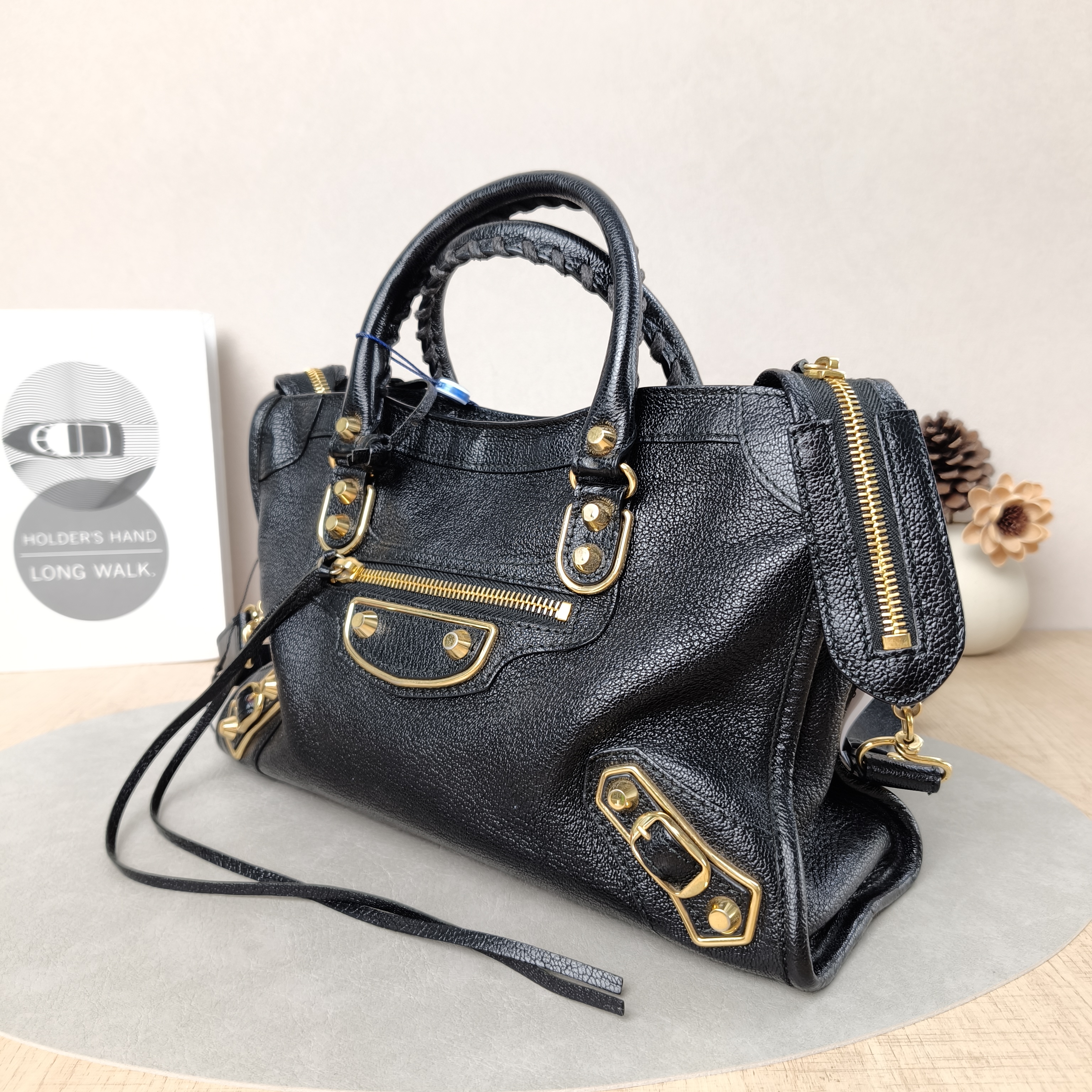BALENCIAGA Crossbody Bag Classic City Black SL ambskin Small30 × 10 × 21 cm — cover view 6 of 6
