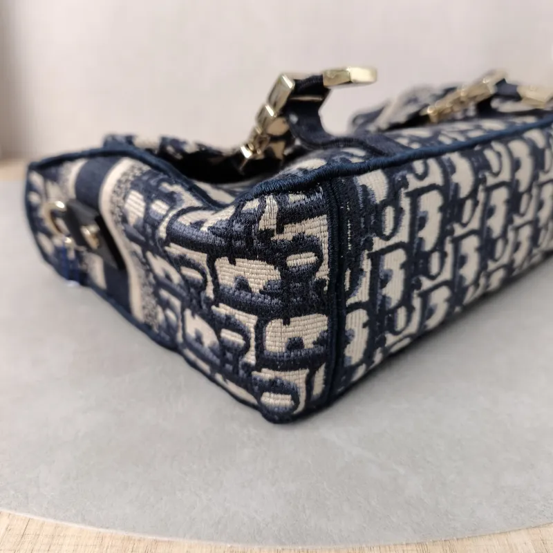 DIOR Crossbody Bag camp Messenger Bag Blue Canvas Small23 × 8 × 15 cm — detail view 5 of 13