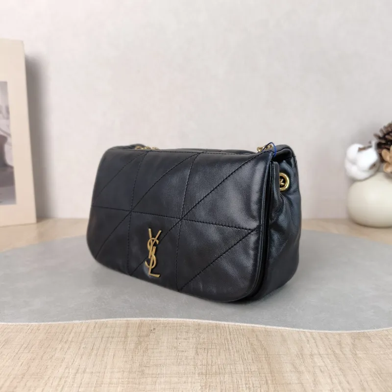SAINT LAURENT Crossbody Bag Jamie 4.3 Chain Bag Black SL ambskin Mini 20 × 7 × 12 cm — cover view 2 of 5