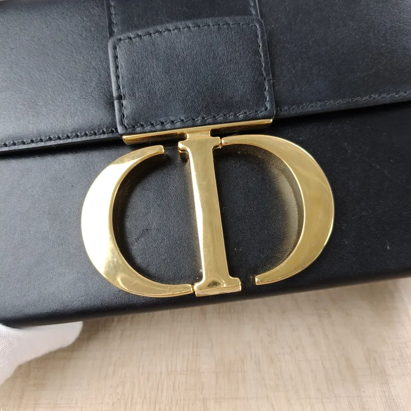 DIOR Crossbody Bag30Montaigne 30 Box Box Black Lambskinmini17.5 × 5 × 11.5 cm — cover view 6 of 13