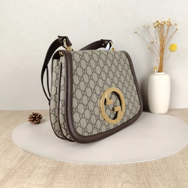 GUCCI Shoulder Bag Blondie Top Handle Bag Monogram PVC Medium29 × 7 × 22 cm — cover view 3 of 5