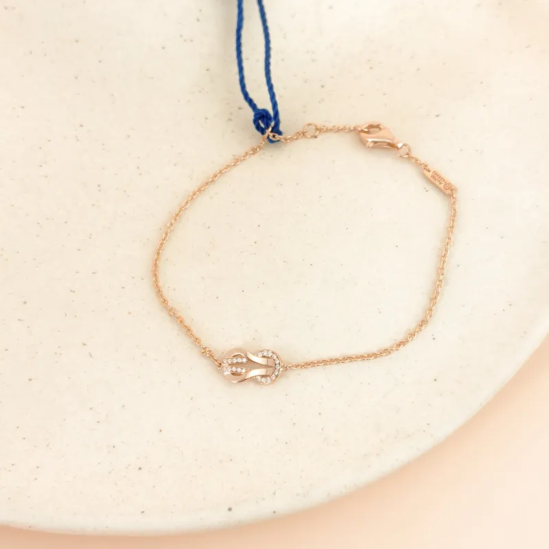 FRED Bracelet Chance Infinie Collection Bracelet Rose Gold Diamond18KR ose Gold Small 16cm — cover view 4 of 8