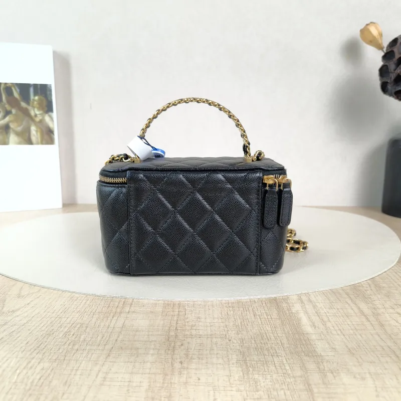 Chanel Crossbody Bag Edition Black Calfskin One Size16 × 8 × 9.5 cm — cover view 4 of 6