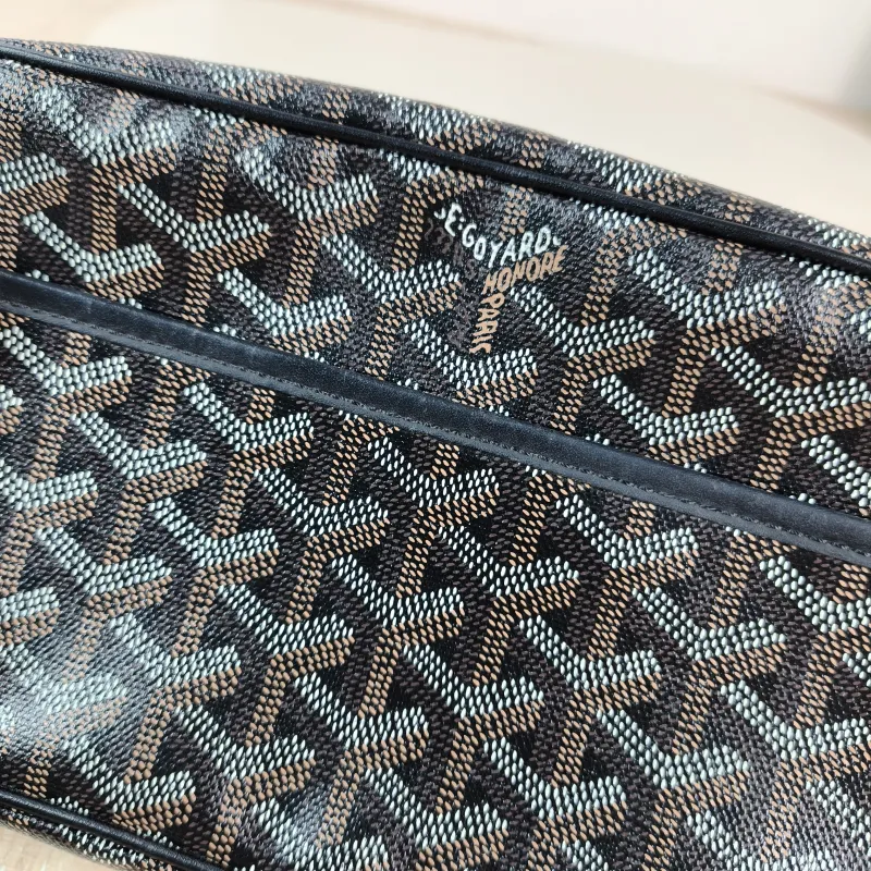 GOYARD Crossbody Bag Black PVC Small 22 × 6.5 × 13 cm — detail view 2 of 12