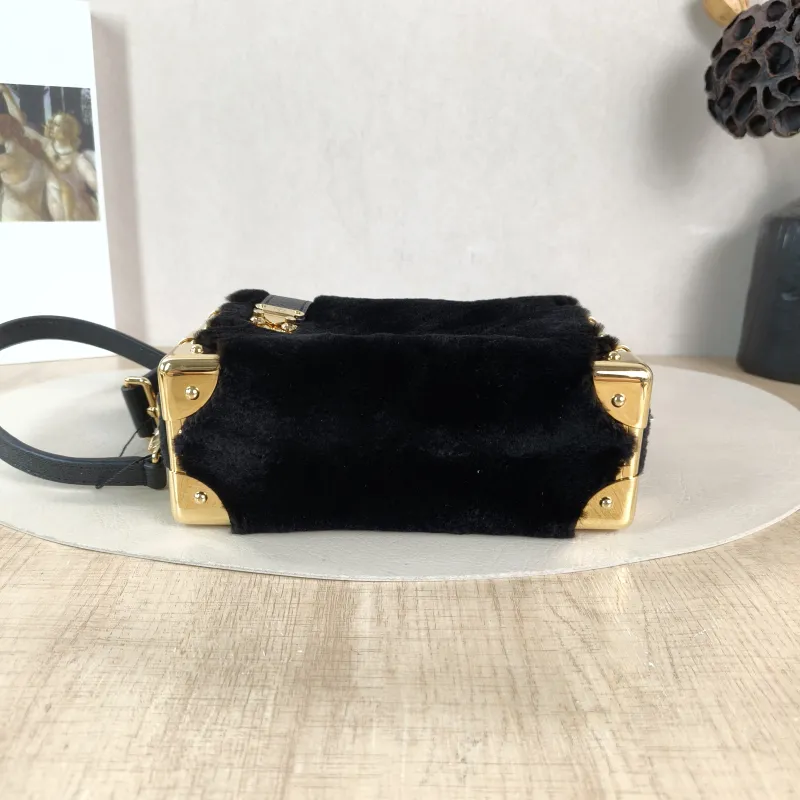 Louis Vuitton Crossbody Bag Side Trunk Box Black Small 19 × 7 × 12.5 cm — cover view 3 of 5