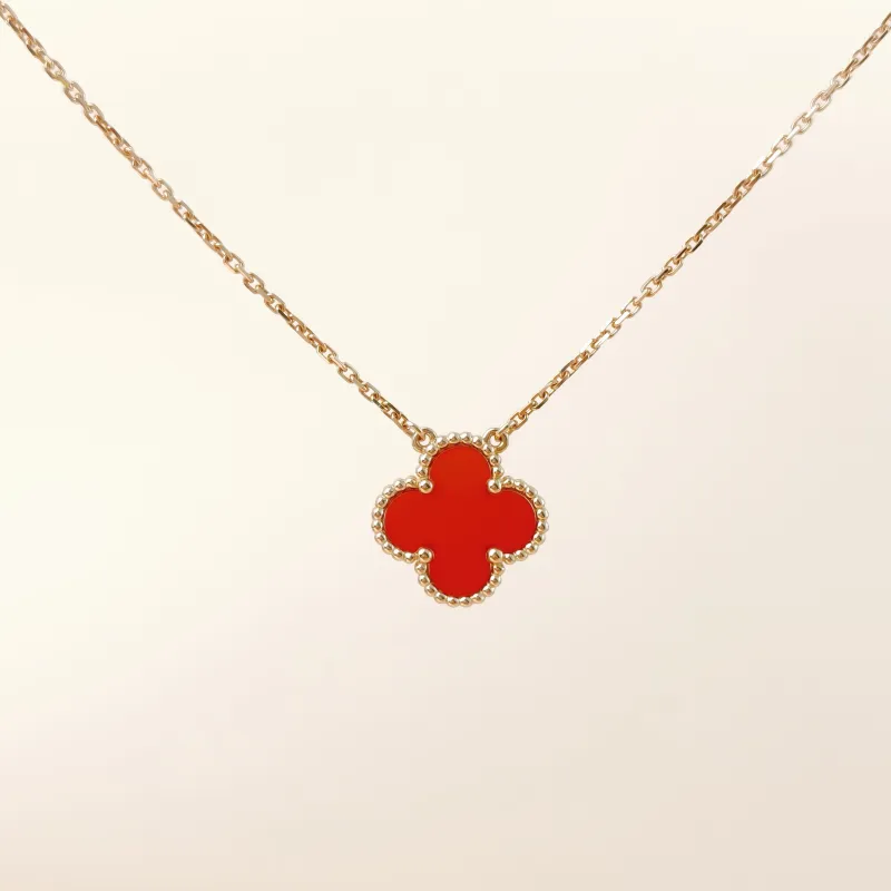 Van Cleef & Arpels Necklace Alhambra Alhambra Collection Necklace 18KY ellow Gold Vintage Small 41cm