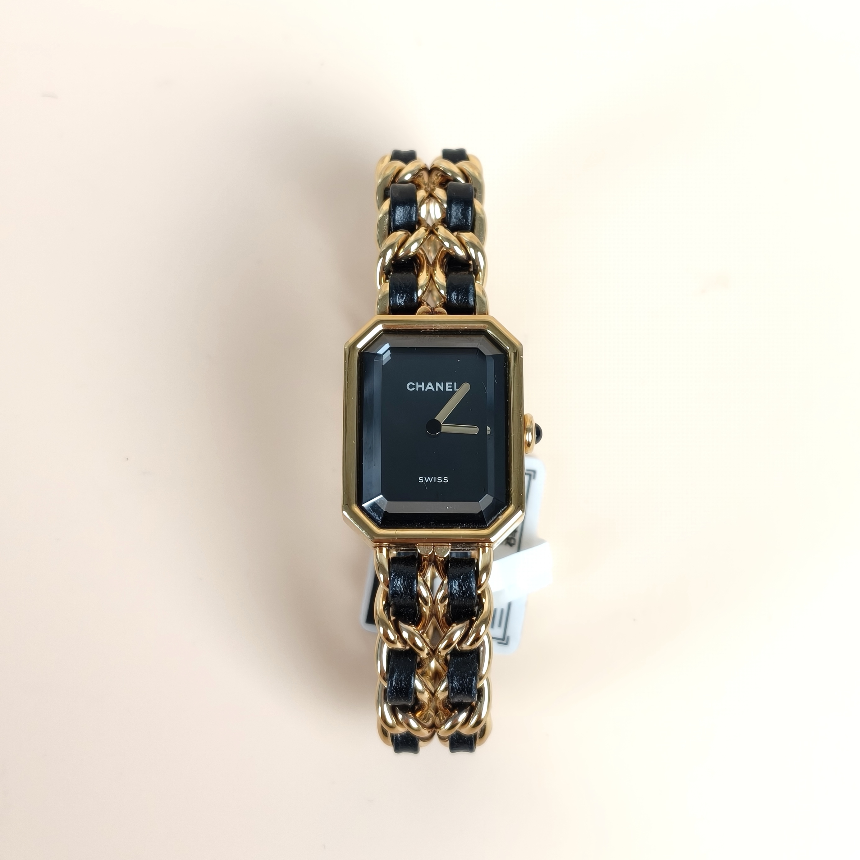 Chanel Watch Première Édition Originale Black with Gold-Tone Hardware Black with Gold-Tone Hardware One Size 26.1mm x 20mm 16cm