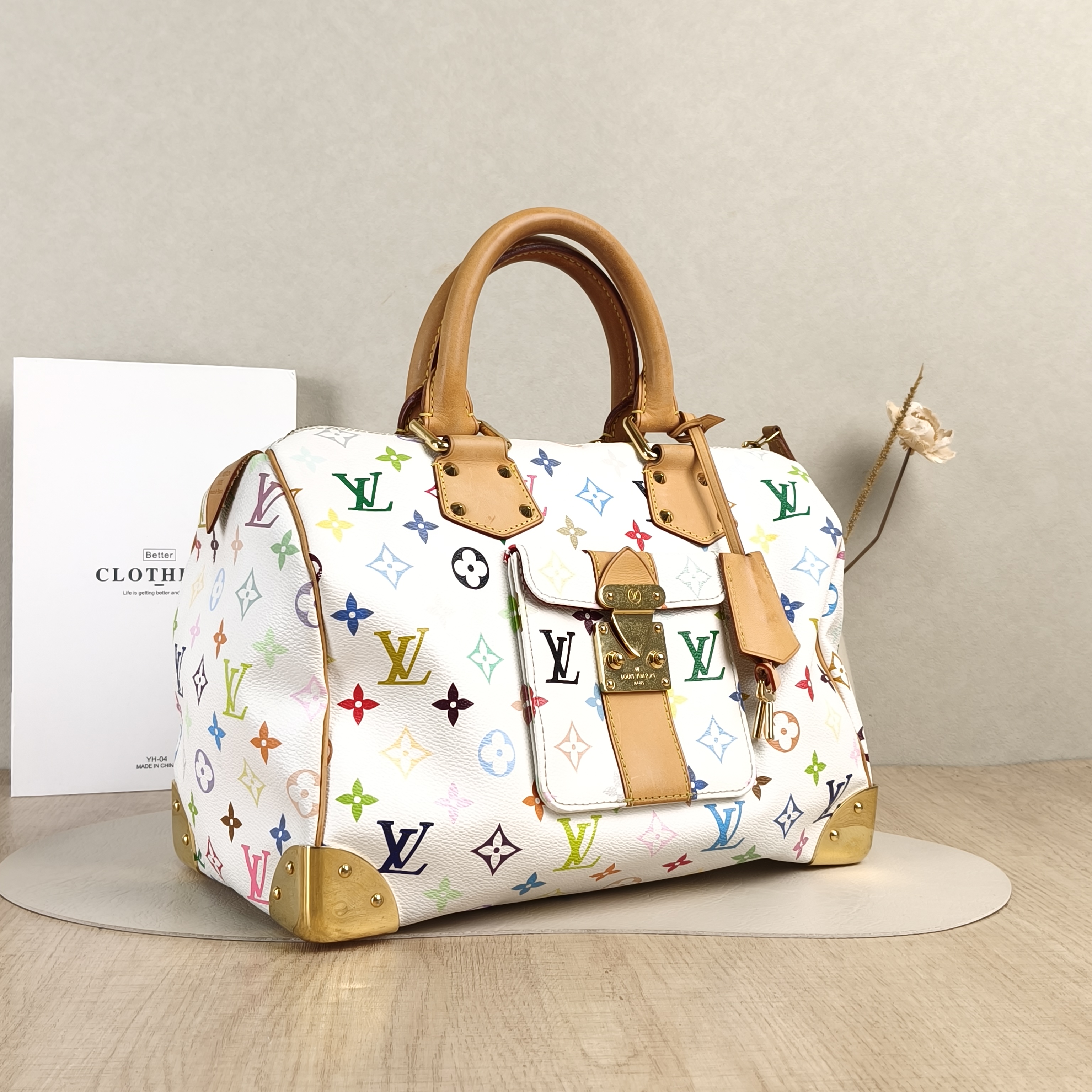 Louis Vuitton Top Handle Bag Speedy30 Edition- Multicolore PVC One Size30 × 18.5 × 21 cm — cover view 5 of 5
