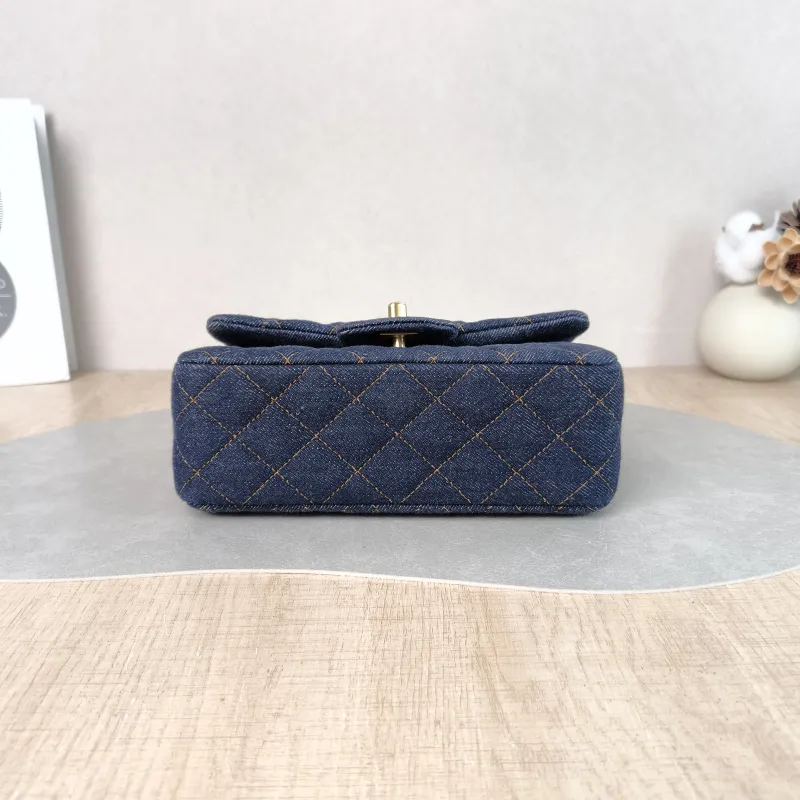 Chanel Crossbody Bag Classic Flap Large Mini CF Mini Navy mini 20 × 6 × 12 cm — cover view 5 of 5