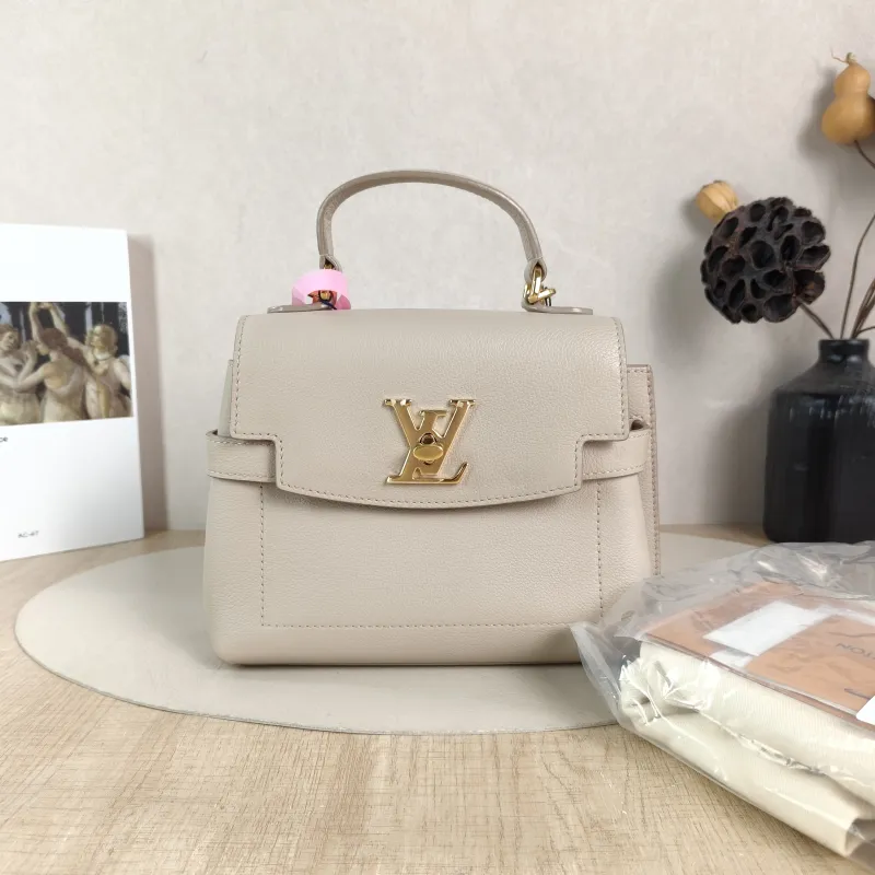 Louis Vuitton Crossbody Bag Lockme Ever Top Handle Bag Calfskin Mini 23 × 10 × 17 cm — cover view 3 of 6