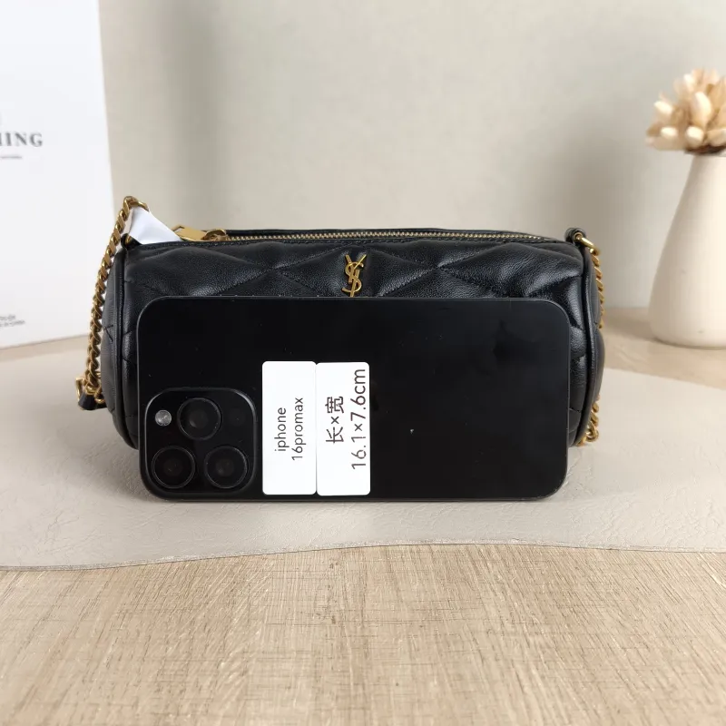 SAINT LAURENT Shoulder Bag Sade Black SL ambskinmini20 × 10 × 10 cm — cover view 4 of 5