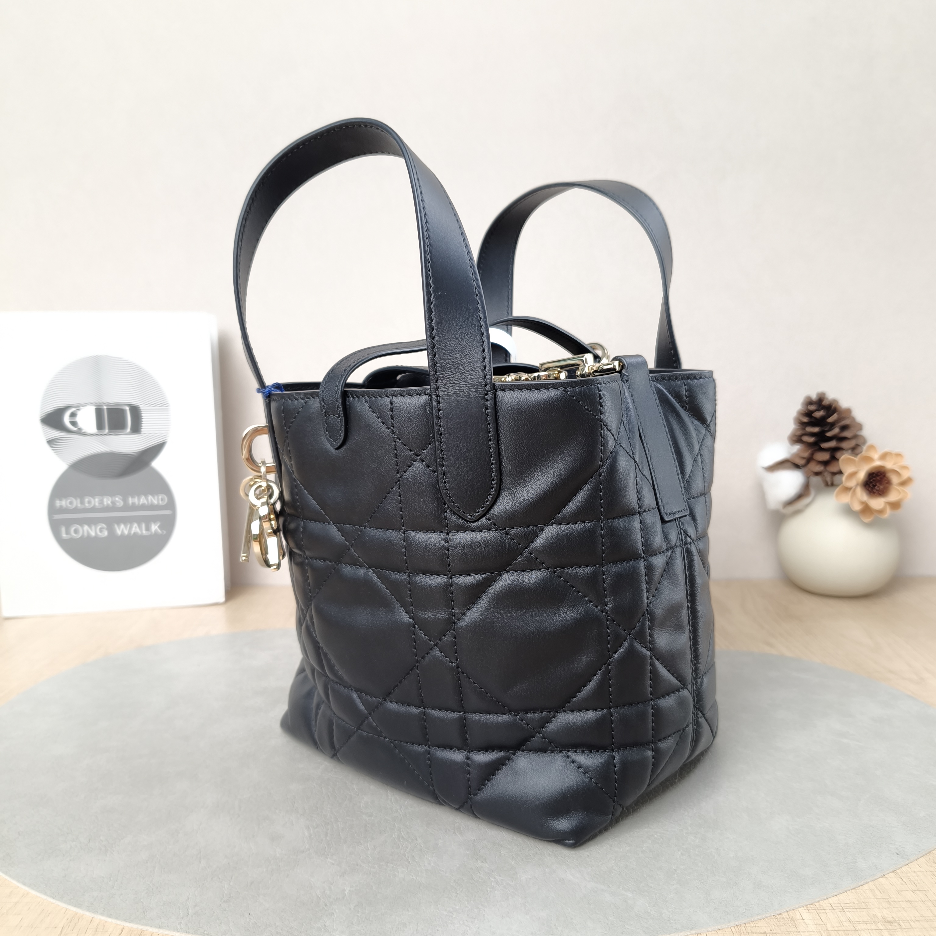 DIOR Shoulder Bag TOUJOURS Edition Black Calfskin Small18.5 × 12 × 18.5 cm — cover view 2 of 5