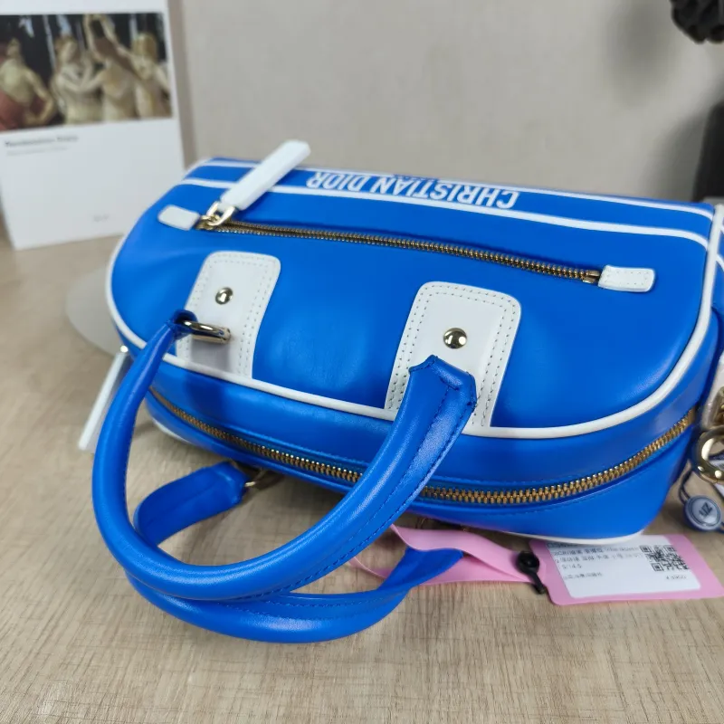 DIOR Top Handle Bag Vibe Bowling Calfskin Small 24.5 × 11.5 × 14.5 cm — detail view 7 of 12
