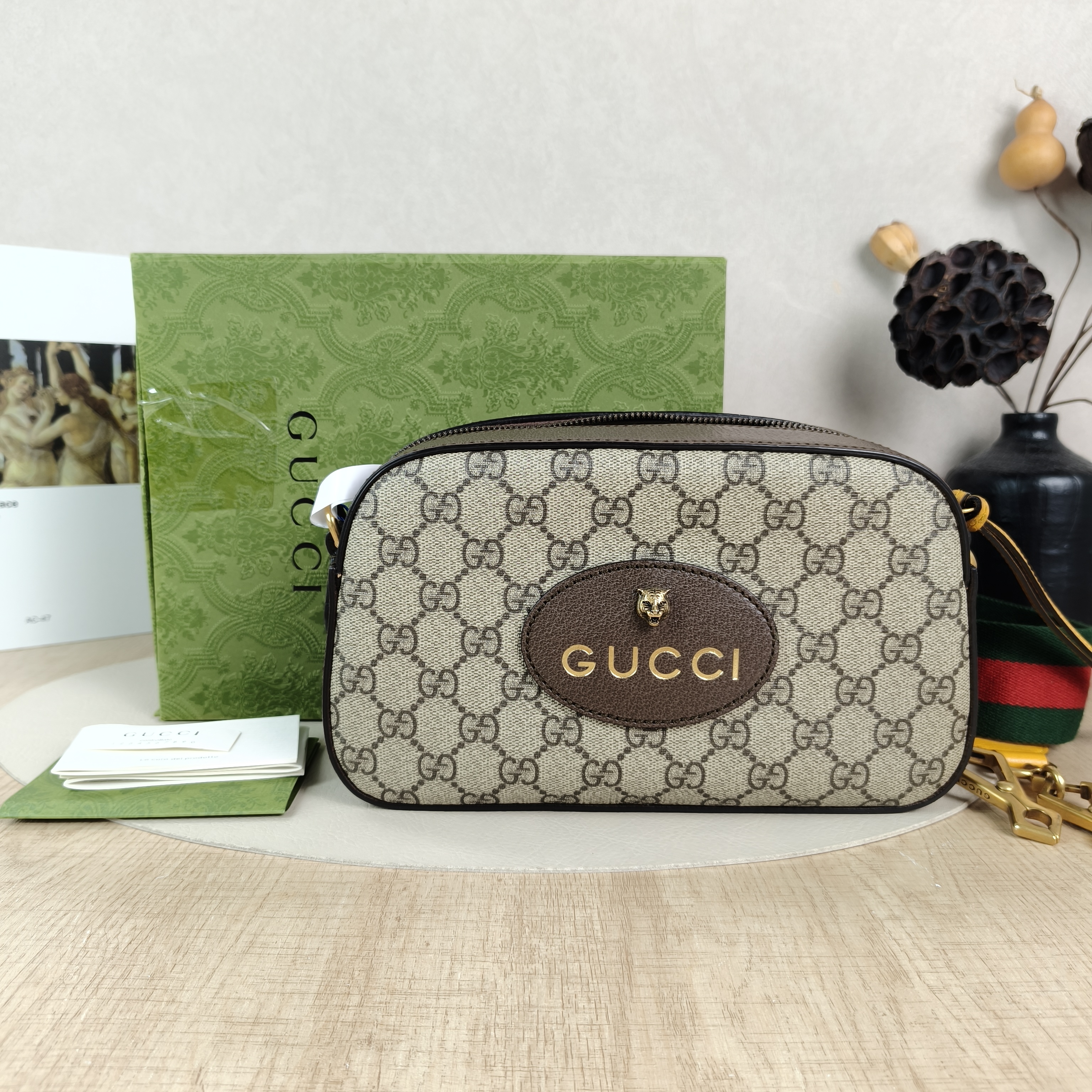GUCCI Crossbody Bag Neo Vintage Camera Bag Monogram PVC Medium24 × 7 × 14.5 cm — cover view 5 of 6