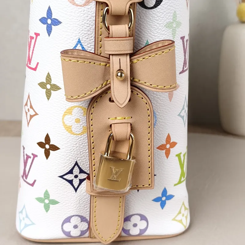 Louis Vuitton Top Handle Bag ALL IN BB Multicolore PVC BB 16 × 12 × 18 cm — detail view 3 of 11