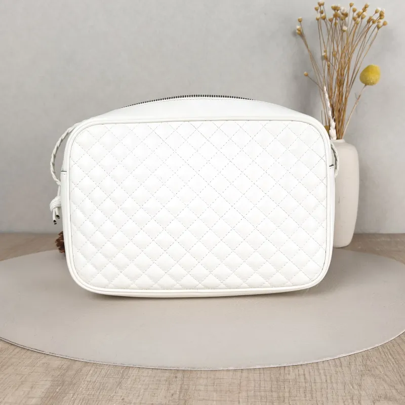 GUCCI Crossbody Bag Camera Bag White Calfskin One Size 24 × 5 × 17 cm — cover view 2 of 5