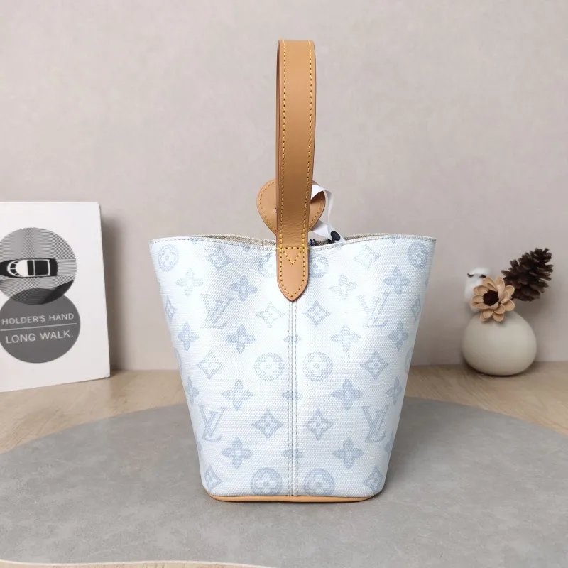 Louis Vuitton Top Handle Bag ALL IN BB Blue PVC BB 16 × 12 × 18 cm — cover view 5 of 5