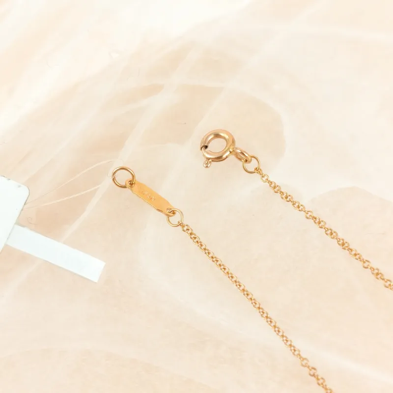 Tiffany&Co. Necklace Elsa Peretti Collection Open Heart Necklace Gold 18k One Size 45cm โ cover view 6 of 9