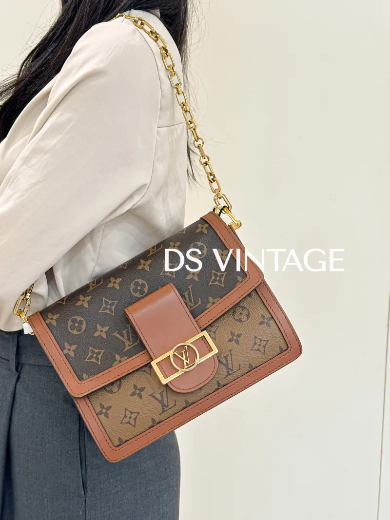 Louis Vuitton Crossbody Bag Dauphine Monogram PVC Medium25 × 10.5 × 17 cm — on-model view 2 of 3