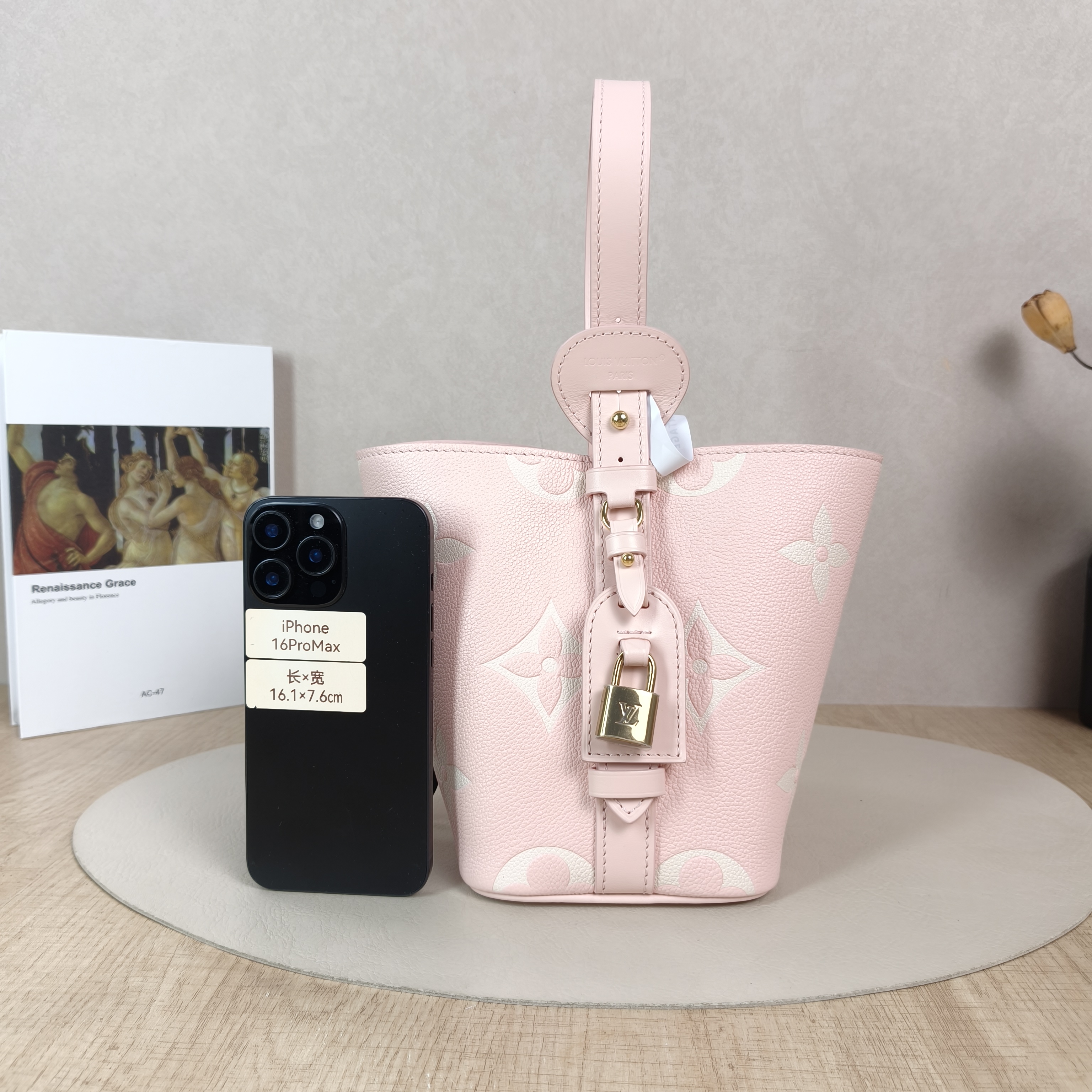 Louis Vuitton Top Handle Bag ALL IN BB · White Empreinte Embossed Calfskin BB18 × 12 × 16 cm — cover view 6 of 6