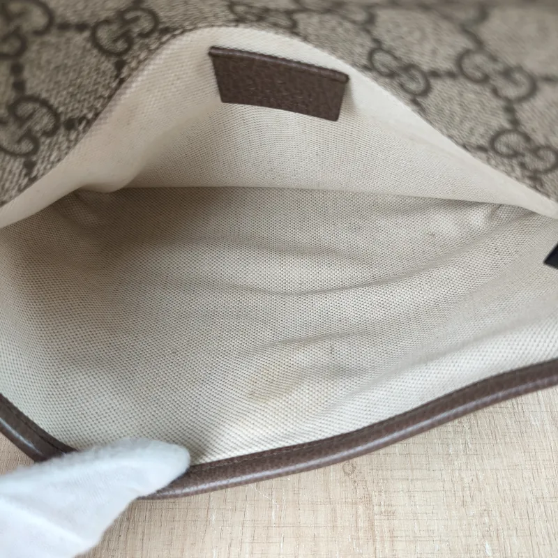 GUCCI Crossbody Bag Neo Vintage Belt Bag Monogram PVC Medium 24 × 4 × 17 cm — detail view 10 of 13