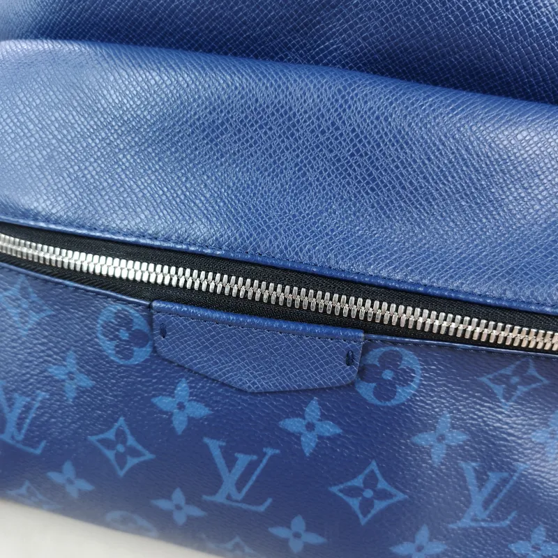 Louis Vuitton Backpack Discovery Backpack Blue PVC · Calfskin Small 37 × 20 × 40 cm — detail view 9 of 12
