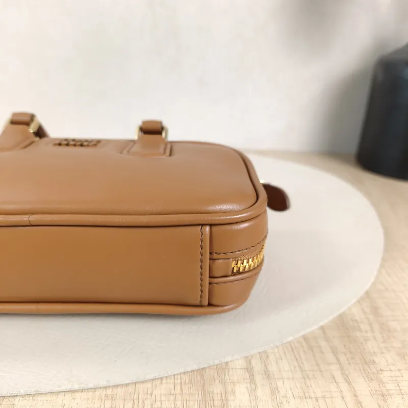 Miumiu Top Handle Bag Arcadie Collection Bowling Bag CC alfskinmini19 × 5 × 10 cm — detail view 13 of 13