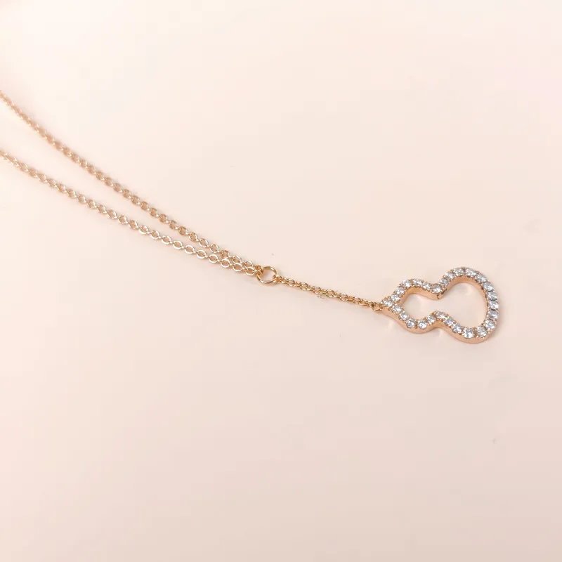 Qeelin Necklace Wulu Collection Necklace Rose Gold Diamond18KR ose Gold One Size 39cm — cover view 6 of 8