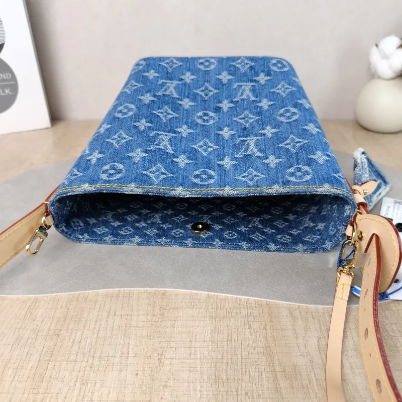 Louis Vuitton Top Handle Bag ALL IN BB Blue BB 16 × 12 × 18 cm — detail view 6 of 13