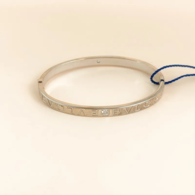 Bvlgari Bangle Collection Bangle White Gold 18KW hite Gold Diamond One Size M — cover view 2 of 8