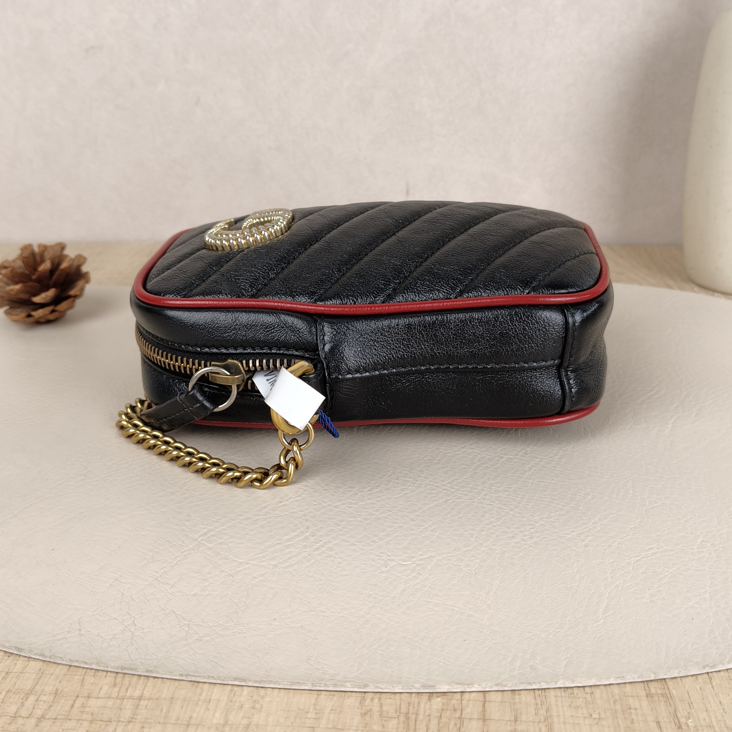 GUCCI GG marmont Marmont Blackmini10.5 × 5 × 17 cm — cover view 6 of 8