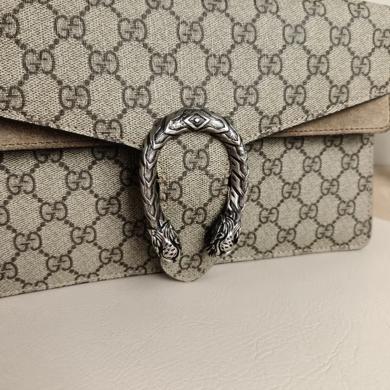 GUCCI Shoulder Bag Dionysus Monogram PVC Medium 28 × 9 × 17 cm — detail view 9 of 12