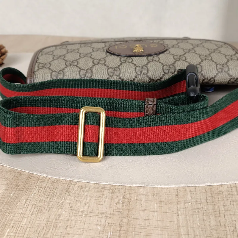 GUCCI Crossbody Bag Neo Vintage Belt Bag Monogram PVC Medium 24 × 4 × 17 cm — detail view 6 of 11